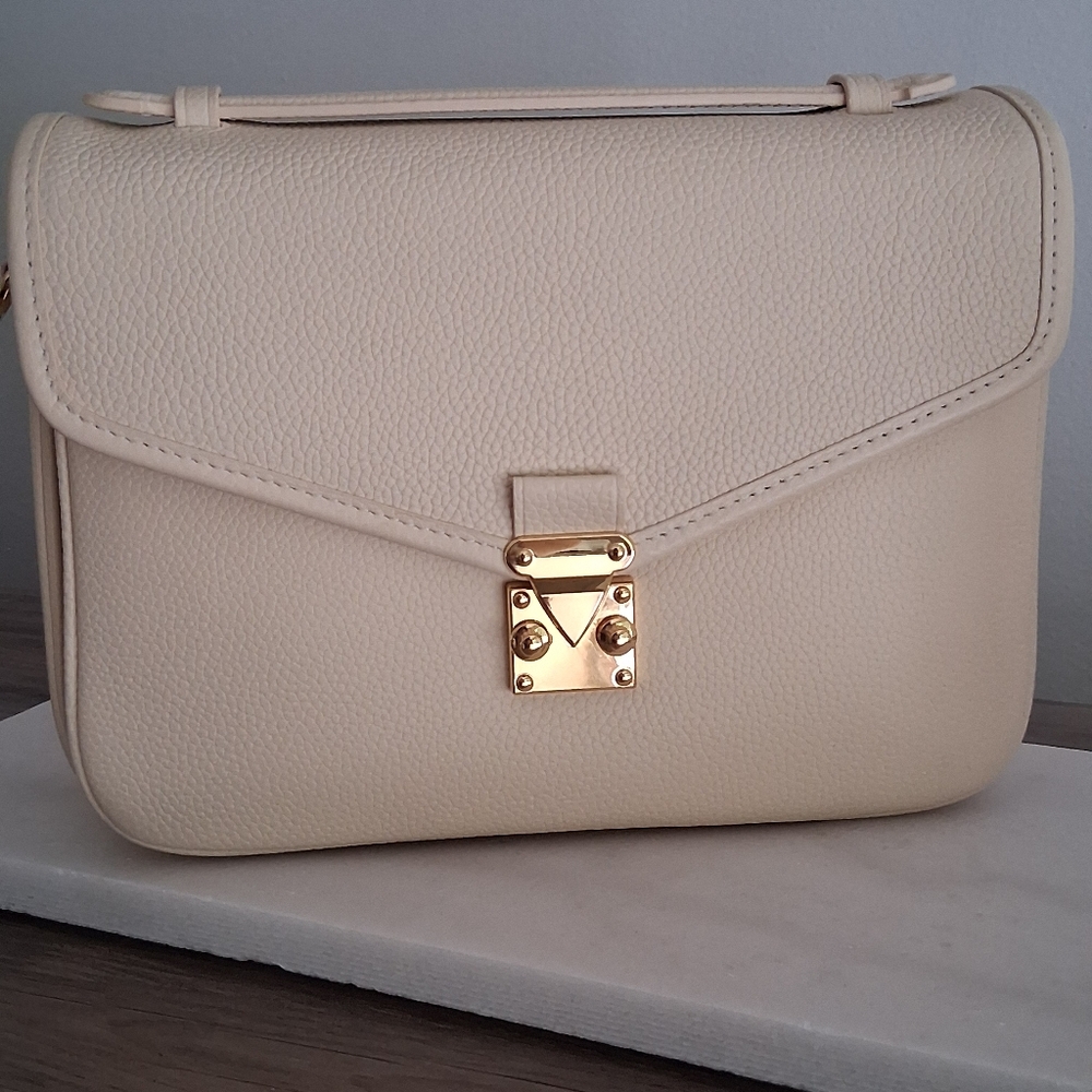 Elegant DUYP Buttercream Togo Leather - "Paris 15" Satchel/Crossbody